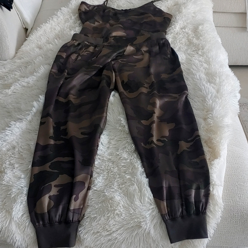 ATM silk pants and top